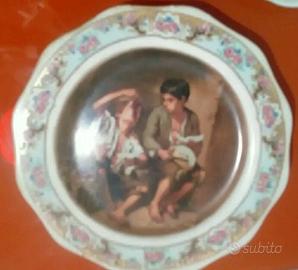 Depos Limoges Piatto di ceramica decorata