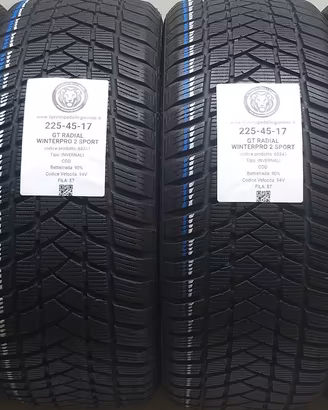 4 GOMME 225 45 17 GT RADIAL A68241