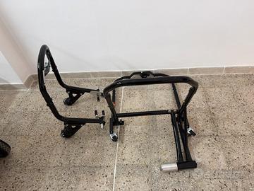 Cavalletto sposta moto universale ant e post