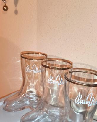 Set di n.3 Bicchieri Vintage Birra Wührer
