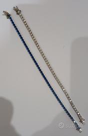 Bracciali tennis argento 925 