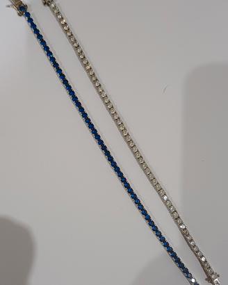 Bracciali tennis argento 925 