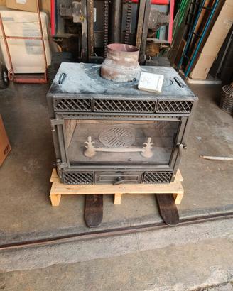 camino inserto a legna