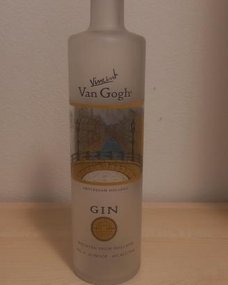 Bottiglia di Gin vuota da Collezione, Van Gogh 