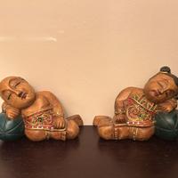 Buddha Thailandia 1960 Vintage scultura