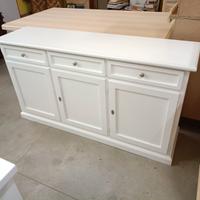 Credenza a 3 Ante Laccata Bianca Nuova