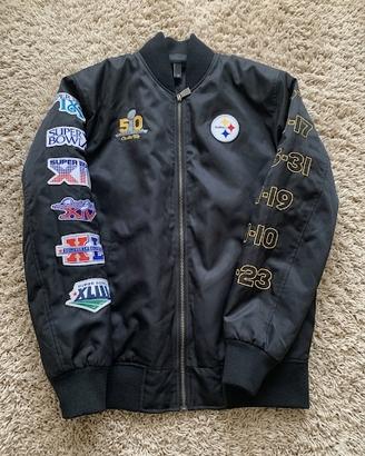 Giubbotto NFL vintage bomber nero –