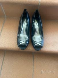 Scarpe nere Ralph Lauren mai usate