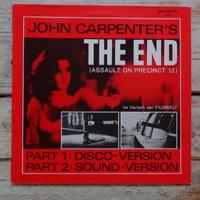 John Carpenter's The End lp vinile 45 Maxi-Single