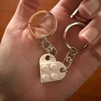 Portachiavi divisibili stile Lego - San Valentino