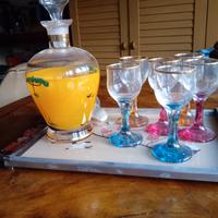 SET LIQUORE VINTAGE DIPINTO A MANO JAPAN 