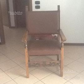 Sedia scrivania anni40/50