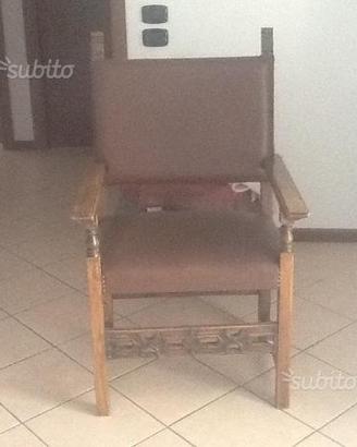 Sedia scrivania anni40/50
