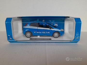 MODELLO AUTO FIAT GRANDE PUNTO POLIZIA NEW RAY 