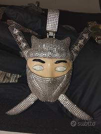 CIONDOLO BIG NINJA LUXURY CON SPADE ESTRAIBILI 