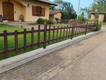 Recinzione in legno 