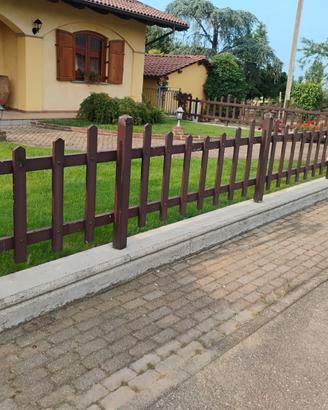 Recinzione in legno 