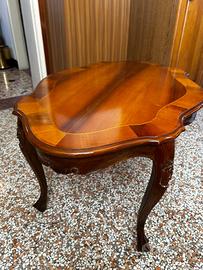 Tavolino Vintage da salotto intarsiato