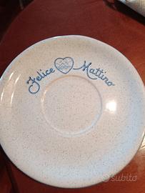 Piatto ceramica Felice Mattino Motta anni 80