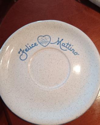 Piatto ceramica Felice Mattino Motta anni 80