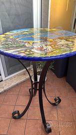 Tavolo in ceramica vietrese