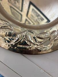 Vassoio placcato fatto a mano