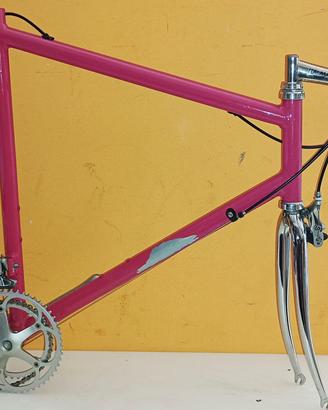 Bici Corsa - Rosa fuxia con Manubrio da Crono