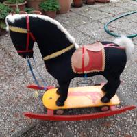 cavallo a dondolo vintage anni '60