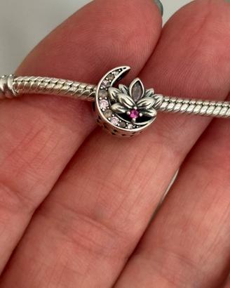 Charm FIORE DI LOTO in argento s925