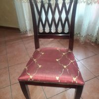 Sedie in legno stile inglese
