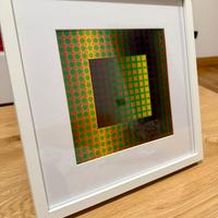 Quadro 1975 Victor Vasarely  serigrafia optical