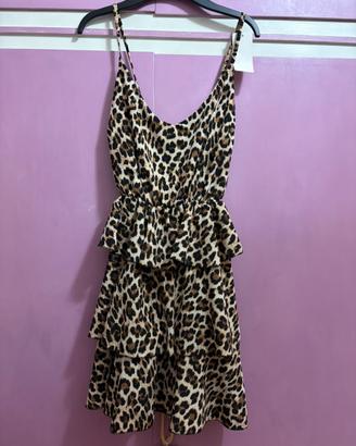 vestito leopardato