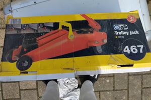 Martinetto idraulico a carrello 2T/2000Kg