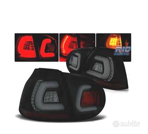 FANALI PER VOLKSWAGEN VW GOLF 5 03-09 BAR LED NERO