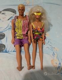 Barbie e Ken mare vintage anni '90