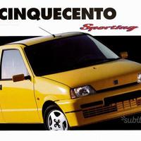 Dépliant Originale Fiat 500 Sporting