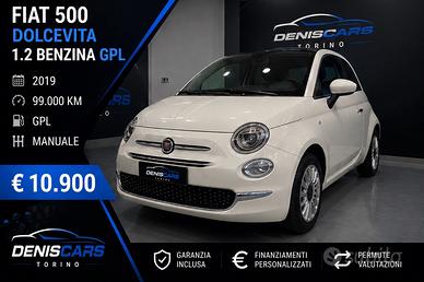 Fiat 500 1.2 Dolcevita GPL PREZZO REALE unico prop