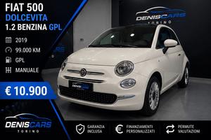 Fiat 500 1.2 Dolcevita GPL PREZZO REALE unico prop