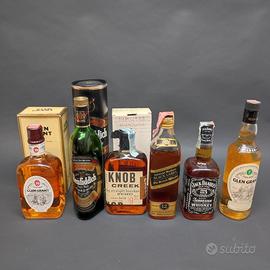 Lotto 6 whisky vintage – Glen Grant, Glenfiddich,