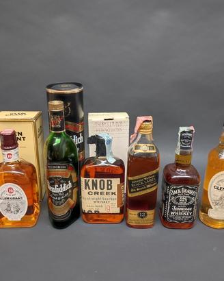 Lotto 6 whisky vintage – Glen Grant, Glenfiddich,