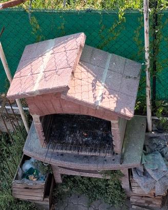 barbecue in muratura