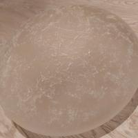 Plafoniera rotonda in vetro satinato
