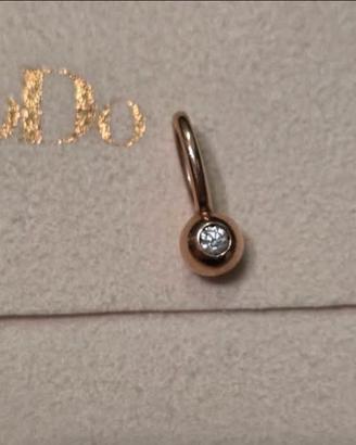 Charm Dodo bollicine oro rosa 9kt e  diamantie