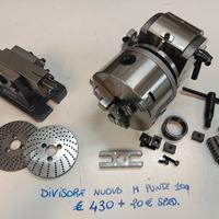 Divisore - mandrini - flange - cartelle - tornio
