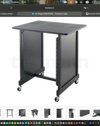 Rack da studio  - tavolo