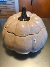 Contenitore a forma di zucca in ceramica nuovo