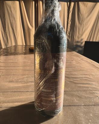 Vino rosso giacosa barbaresco 1998