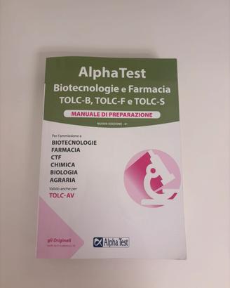 Alpha Test Biotecnologie e farmacia, TOLC-B,F,S