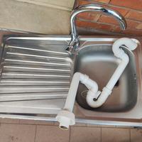 lavandino+miscelatore cucina 
