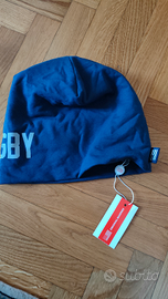 Cappellino morbido blu NUOVO taglia 60 (10/12 an